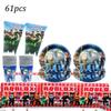 Roblox Birth Date Celebration Decorations Supplie Party Celebration Disposable banner pennant Tablecloth Cup Board paper Infant Shower collection