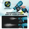 Cordless Electric Spray Gun with 3 Spray Patterns For Makita 18V Battery Handheld 800ML High Power Electric Paint Sprayer