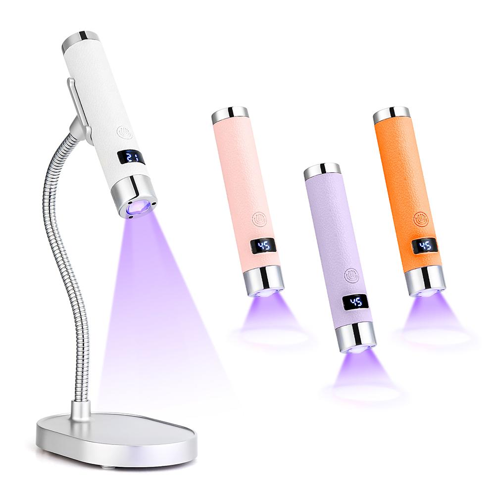 Handheld UV Nail Lamp 2-in-1 Nail Dryer Cordless UV Light Nail Lamp Dryer Nail Curing All Gel Polish Manicure Lamp Nail Art Tool