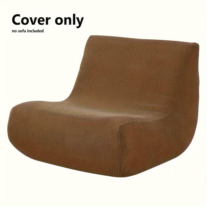 1Pc Stretch Sofa Slipcover Armchair Cover Jacquard Lazy Armless Chair Protector Cover For Bedroom Office Living Room Home Decor