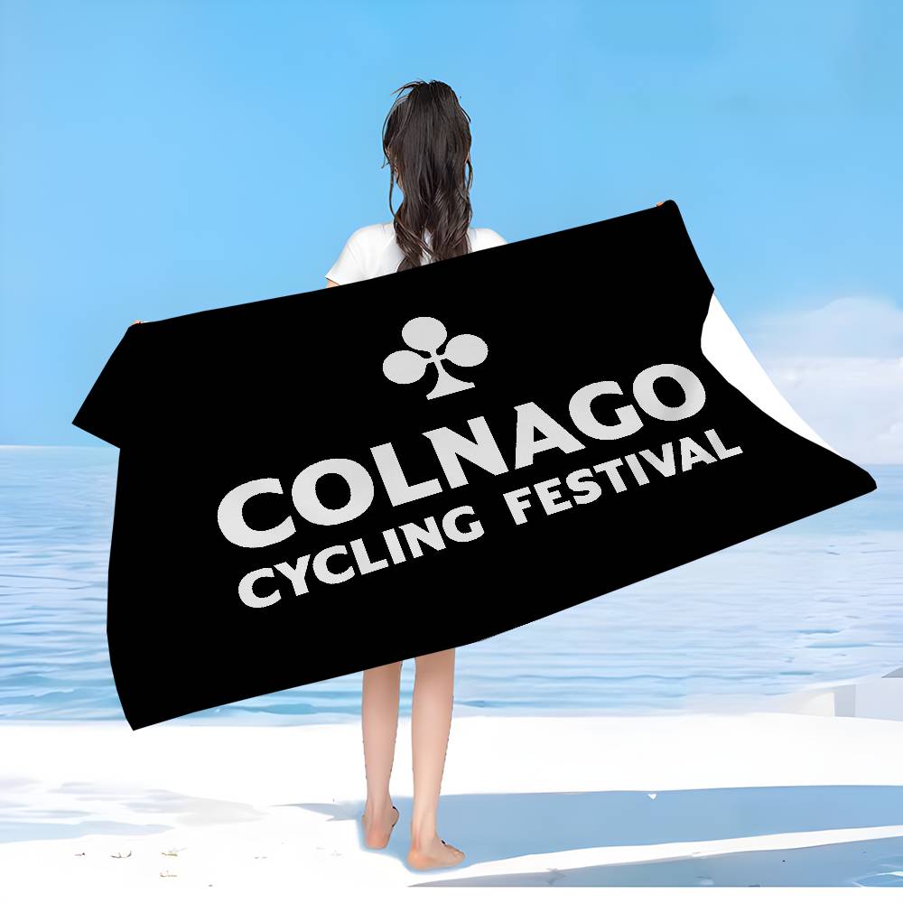

C-colnago Bicycle Brand Big Microfiber Beach Towels Quick Dry Towel Sand Beach Towels Pool Towel For Travel Swim Pool Yoga W30*H60(CM)