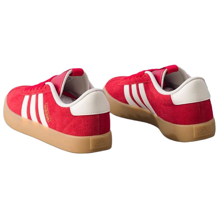 Adidas Vl Court 3.0 Comfortable Versatile Low-Top Skate Shoes Unisex Sneakers Red KI5079