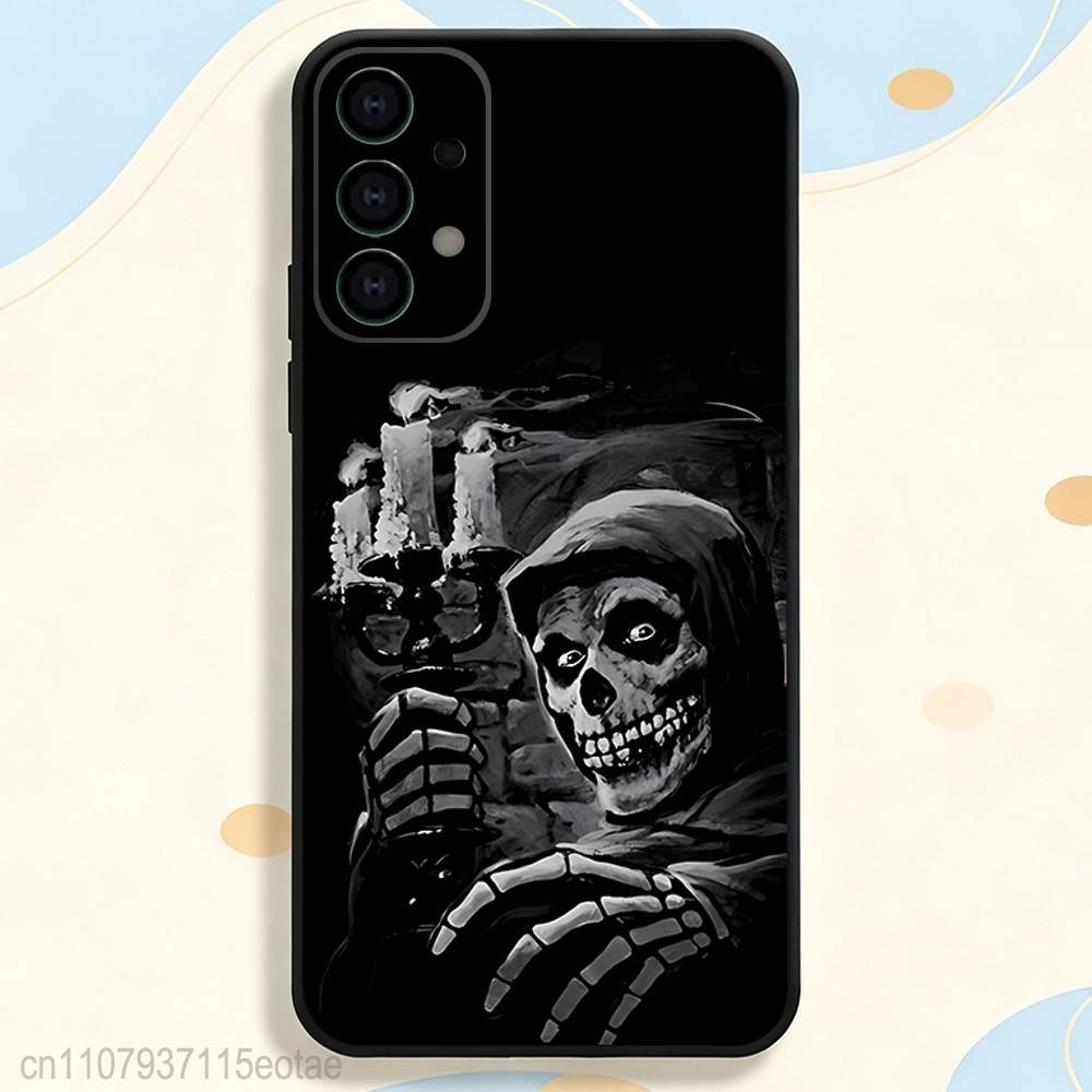 

Skull Cool M-Misfits Rock Phone Case for Samsung S26 S24 S22 S25 Ultra S9 S20 FE S23 Plus S10 S21 Shockproof Funda Cover SamsungS26