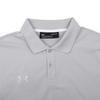 Under Armour Solid Color Breathable Straight Cut Short Sleeve Polo Shirt Men Polo Shirts Gray 23500507-011