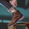 Men's British Style Leather High-Top Work Boots