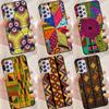 African Wax Print Design Phone Case For Samsung Galaxy A32 A12 A42 A52 A72 A11 A51 A71 A21S A20S A50 A70 A10 Cover