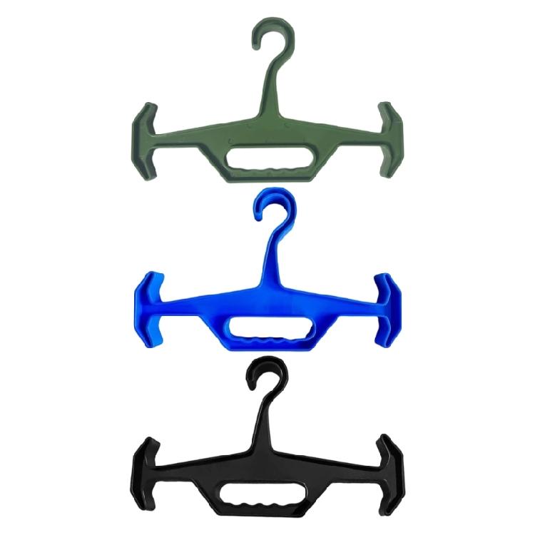 Small Folding Utility Hanger Vest Hanger Plastic Texture Perfect for Travel Storage of Thicken Coat and Adventure Gear