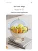 Elegant Fruit & Snack Bowl with Drainage - Perfect for Living Room Decor and Storing Dried Fruits & Candy