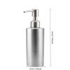 Stainless Steel Soap Dispenser Bathroom Shower Gel Shampoo Bottle Stainless Steel Lotion Dispenser for Bathroom Daily Use 330ml