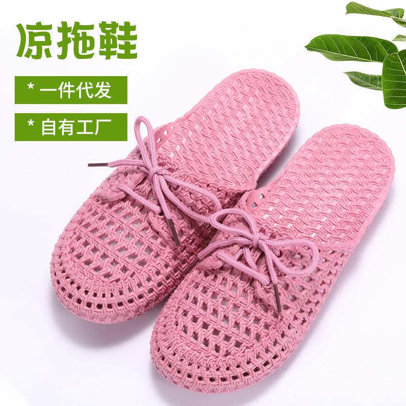 Summer P comfortable thick-bottomed cool slippers casual wear wear wear women non-slip