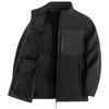 Men's Zip-collared Fleece Jacket Plus Fleece Heavy Thermal Jacket Outdoor Windproof Thermal Overcoat
