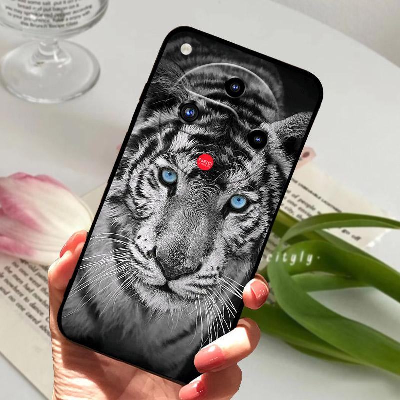 ZTE Nubia Focus 2 5G Kılıfı Havalı Kurt Aslan Yumuşak TPU Silikon Telefon Kılıfı Arka Kapak Nubia Focus 2 Focus2 Tampon Z2462N Kılıf İçin