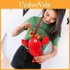 Creative Lobster Plush Toy Bag With Pp Cotton Filling For Casual Use And Gifts