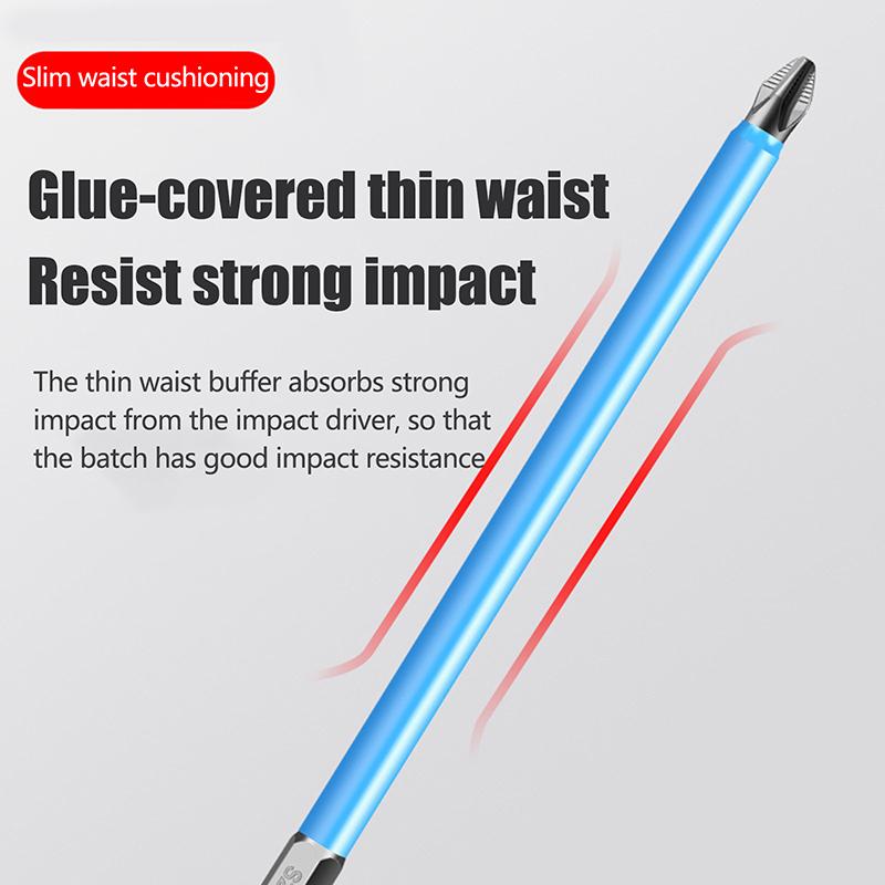 7/10 Stück Kreuzschlitz Rutschfest Schraubendreher Bohrerbit Set 7 Verschiedene Größen Magnetisch Elektrische Schraubendreher Kopfbit Elektrowerkzeug Zubehör