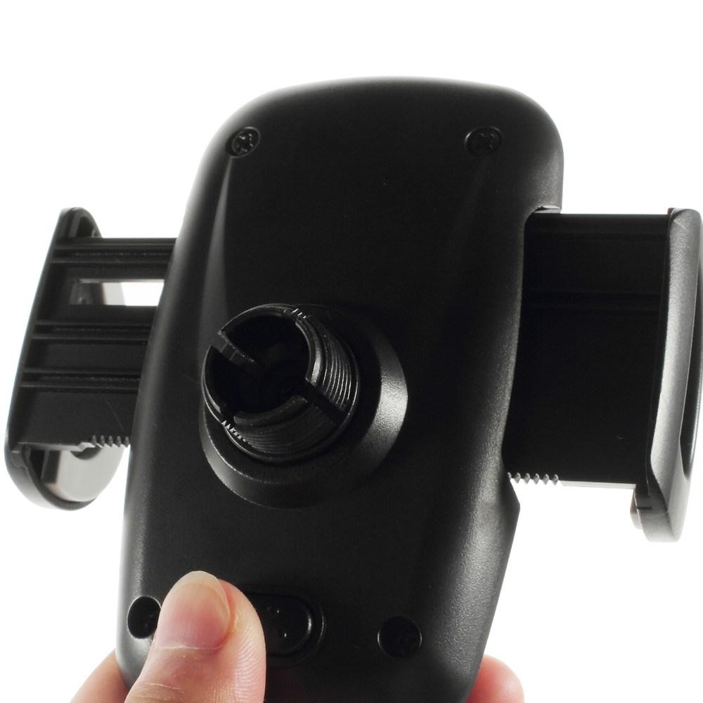 H74C81 360stupňová otočná kulová hlava Držák do CD slotu v autě pro mobilní telefon/tablet 50-95 mm