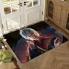 1pc B-Baldurs Gate 3 Creative Pattern Hanging Absorbent Non-Slip Floor Mat Flannel Rug Bedroom Living Room Door Mat Home Decor