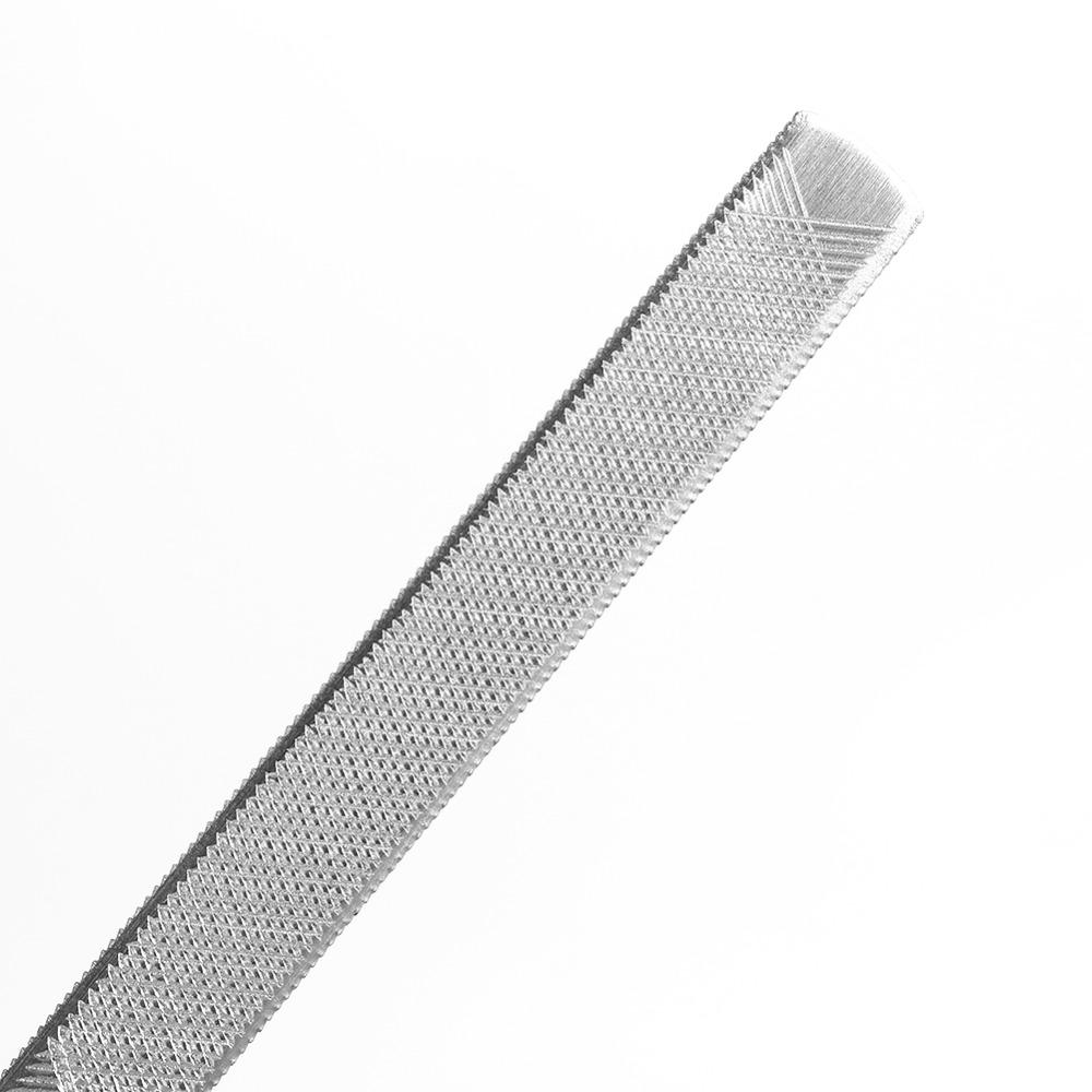 5pcs Washable Stainless Steel Nail File Use On All Four Sides Double Sided Nail Buffer Home Use