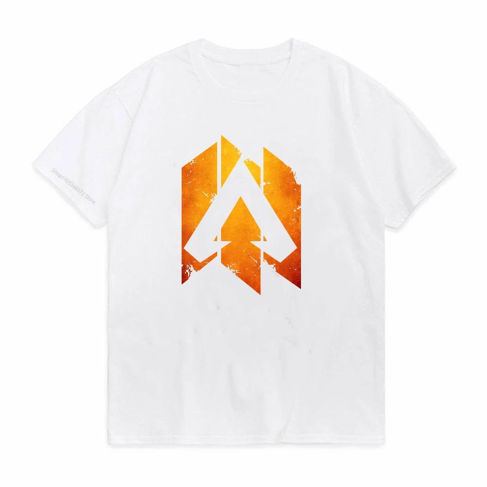 Apex Legends Print Short Sleeve Harajuku Fashion TShirt Unisex Unisex Black Streetwear Cool Cosplay Top S