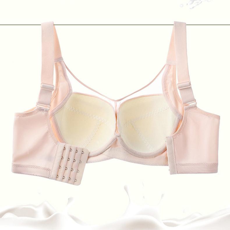 Soft Steel Ring Underwear for Women In Summer Thin Plus Size Bra Full Cup Collection Accessory Bra