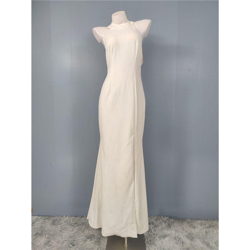 Foreign Trade Order High-Quality Style Halter Backless Split Annual Meeting Party Banquet Guest Dresses Evening Wear Jumpsuit Long Dress