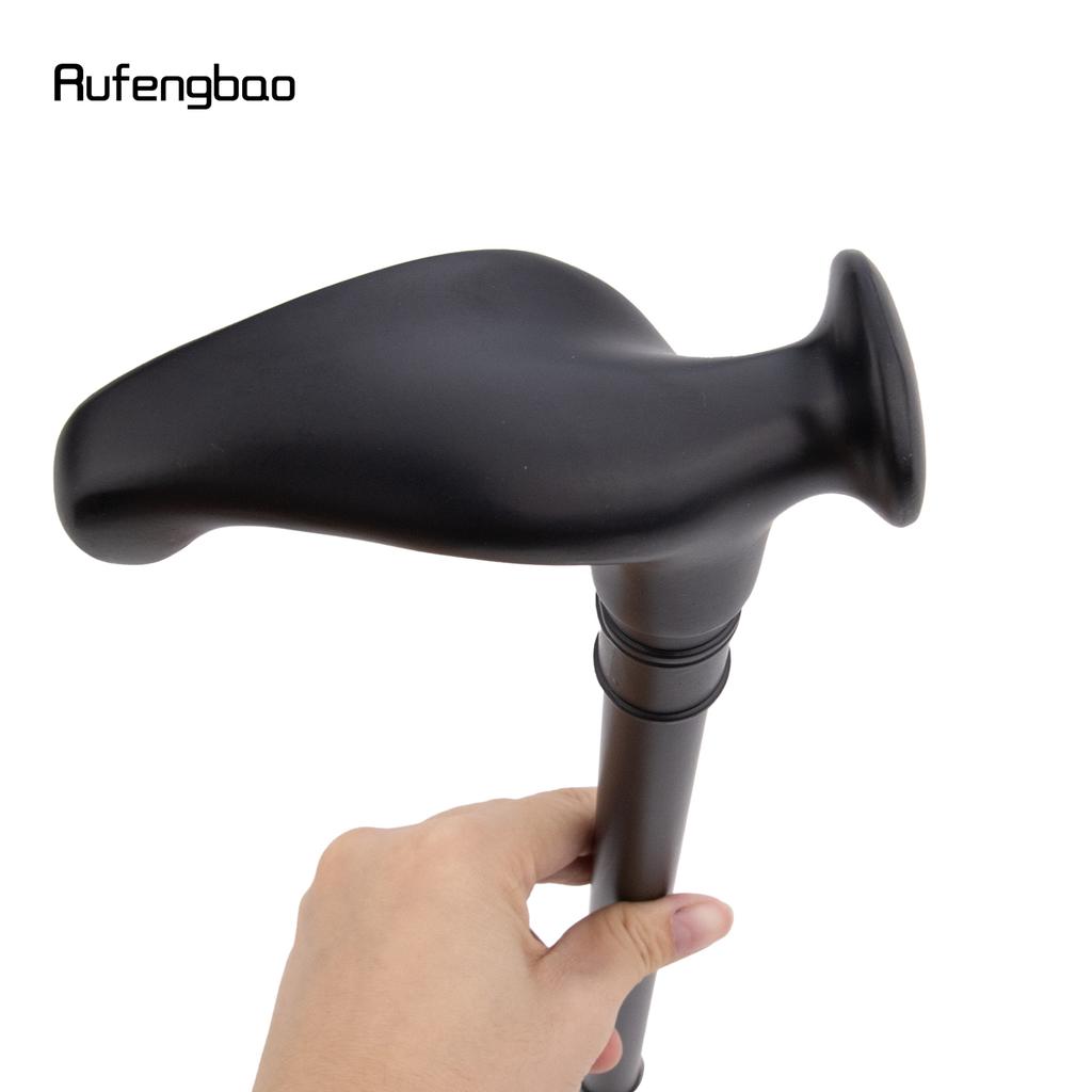 Bacchetta Fatata Ergonomica Nera Lega Spirale Bastone da Passeggio Mano Sinistra Bastone da Passeggio Bacchetta Cosplay Matrimonio Festa di Compleanno Bastone 92cm