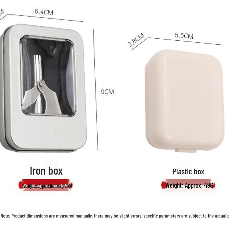 Shu Ran Jia Manual Stainless Steel Nose Hair Trimmer