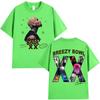 Chris Brown Breezy Bowl XX 2025 Concert Tour Tshirt Unisex Women Fashion Hip Hop T Shirt Unisex Oversized Cotton Casual Tshirts Tops