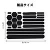 Reflective Sticker Reflective Tape Black Waterproof Night Security High Visibility