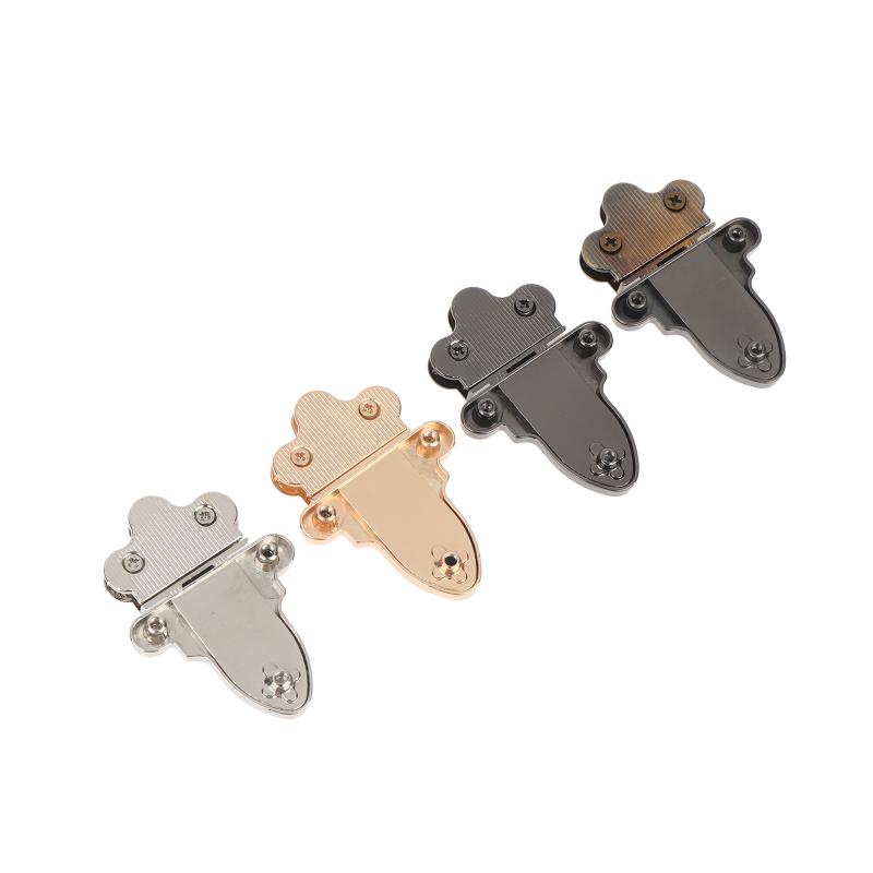 1 Set Metal Push Tongue Closure Lock Durable Anti-Rust Clasp Parts for DIY Handbag Leather Making Craft Accessory