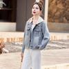 Women's Hooded Loose Denim Jacket - Spring 2025 Fashion (HJ2509)