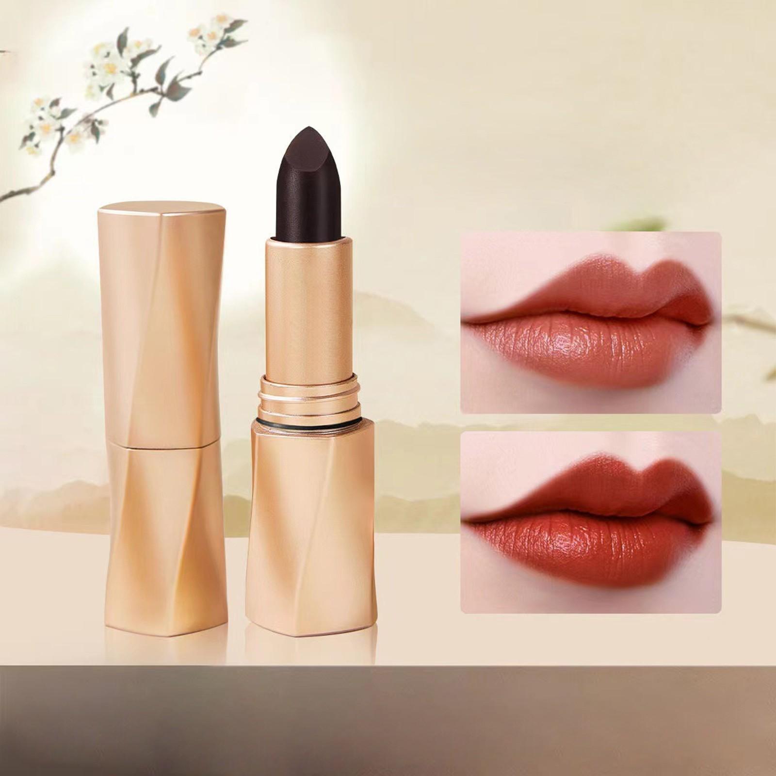 

Многофункциональная стойкая цветная помада Роскошная бархатная антипригарная помада в форме чашки Водостойкая помада для губ Макияж One Size