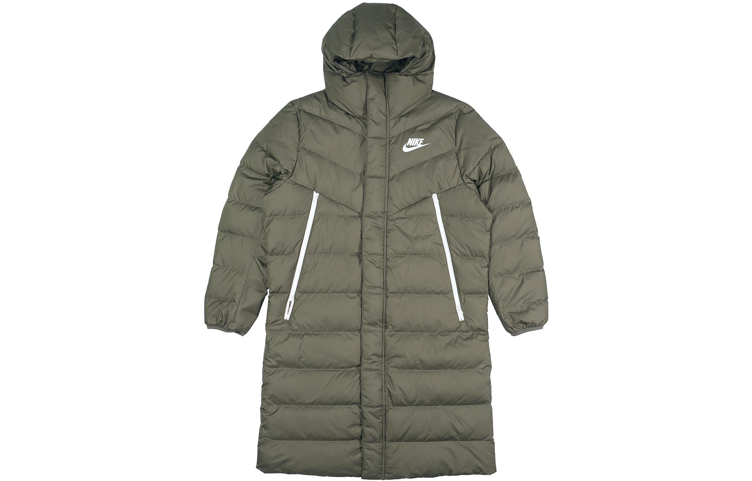 Nike Down Jackets Men s Green Hooded Moderate Other CU0281-380 M