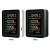 Smart Air Quality Monitor Battery Powered Indoor WiFi Air Quality Detector Temperature & Humidity Air Quality Meter for AQI CO2
