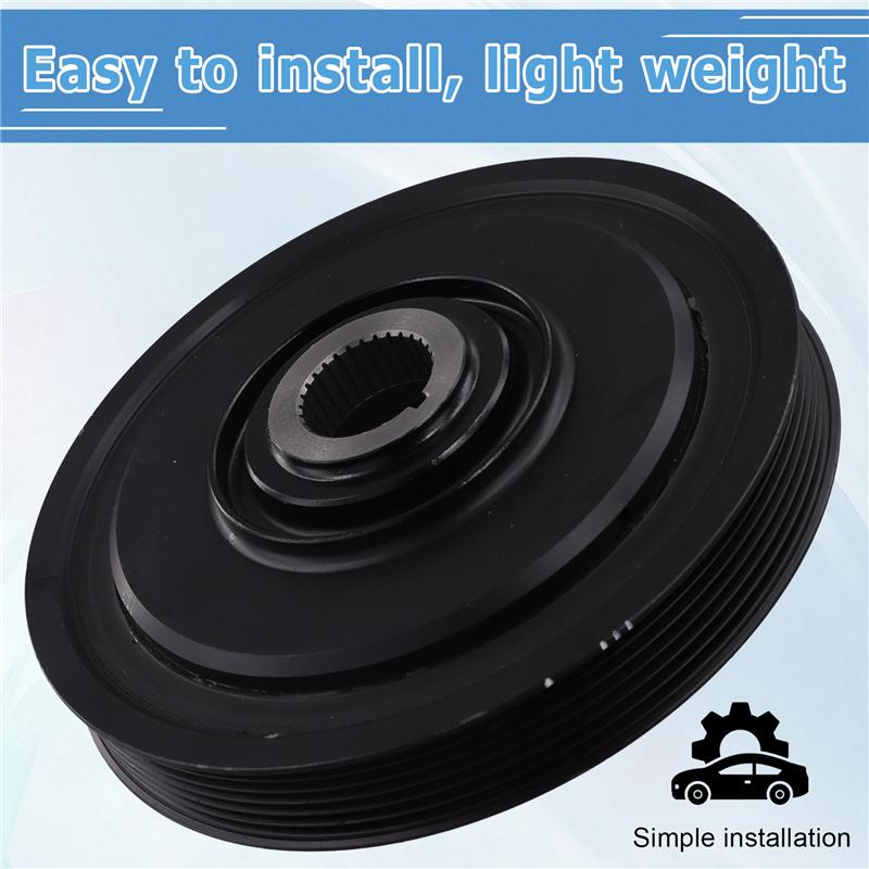 For Acura MDX 2003- 2009& Honda Accord 2003- 2007 Harmonic Balancer Crankshaft Pulley 13810-RCA-A01