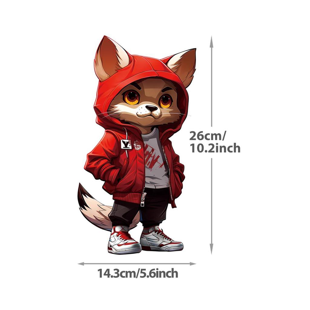 Animal Human Heat Transfer Stickers Print For T-Shirt Hoodies Jeans Clothes Stickers Diy Iron On Transfer Thermal Decals