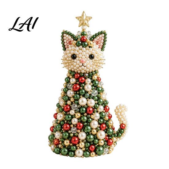 Bastelprojekte-Set DIY Tierbaum-Set mit Perlen 3D Perlenkunst-Set Anfänger-Set Handgemacht Thematisch für Kinder Erwachsene Anfänger Perlen