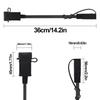 Motorcycle USB Chargers Universal SAE To USB Converter Cable SAE Quick Extension Cord 5V 2A for Cellphone