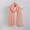 Luxury Diamond Necklace Chain Instant Bubble Chiffon Hijab Ramada Beach Summer Shawl Wrap Solid Muslim Stole Neck Snood 175*70Cm