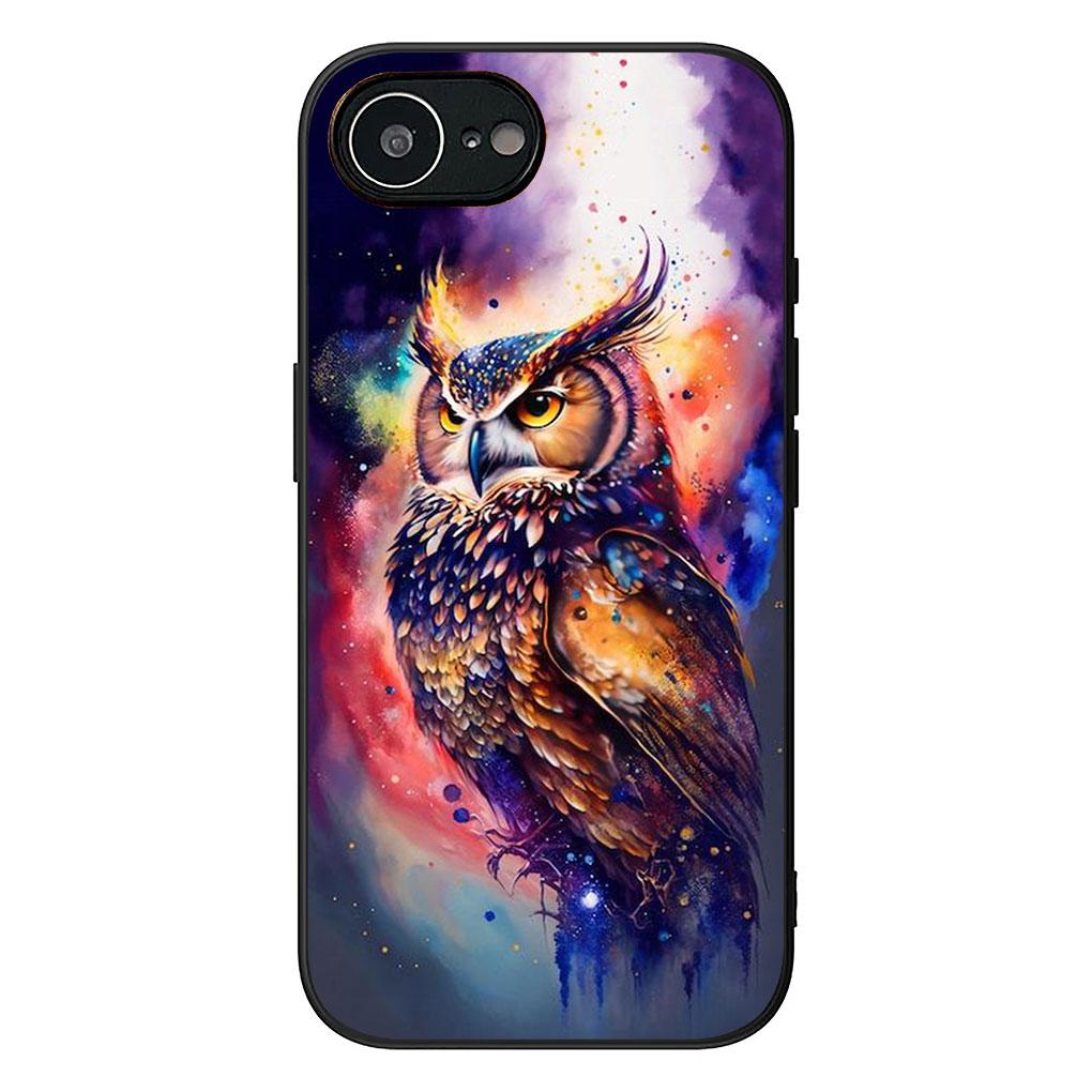 Soft Cover for Samsung Galaxy Note 20 9 8 S8 S10 S9 Plus A54 A33 A21S A31 M21 S10E A17 Coque Phone Case Bird Owl Comics Lovely