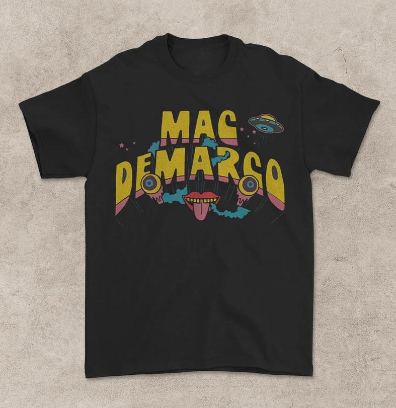 

Vintage Mac DeMarco Star For Fans Cotton Black Full Size Unisex Shirt AG377 Unisex T-Shirt XXL