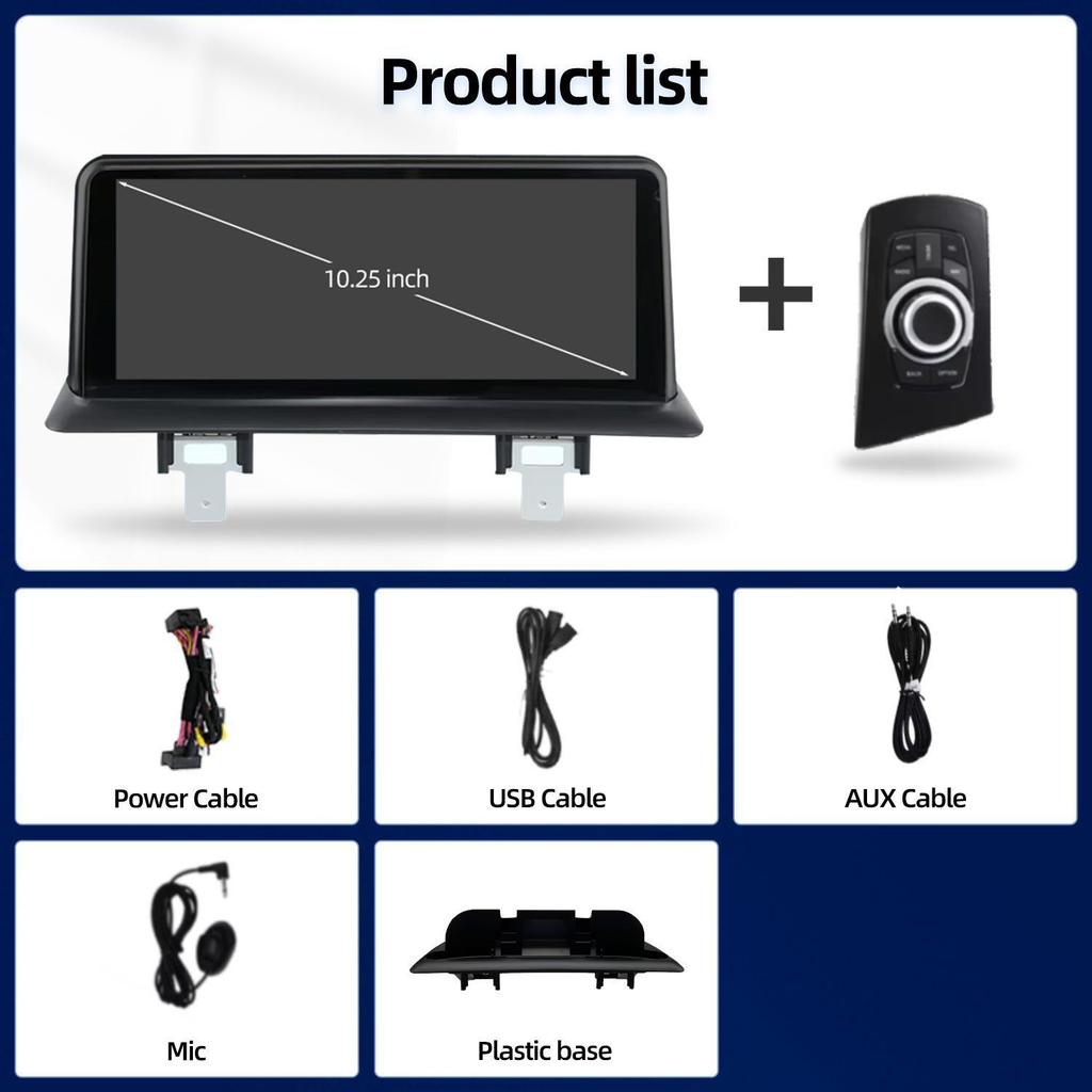 10.25-Inch Linux Navigation and Reversing System for BMW 1 Series E81 E82 E87 E88
