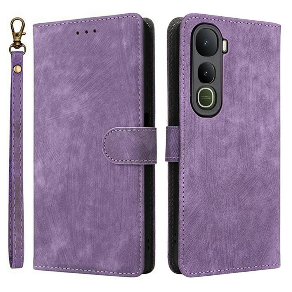 For vivo Y400 5G/4G Case Wallet RFID Blocking PU Leather Phone Cover Stand with Strap