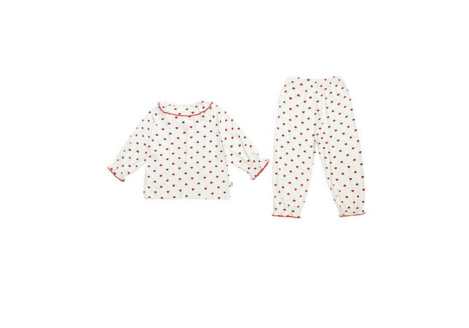 Girls' Modal Long Sleeve Pajamas - Cute Princess Design for Spring, Autumn, and Summer.