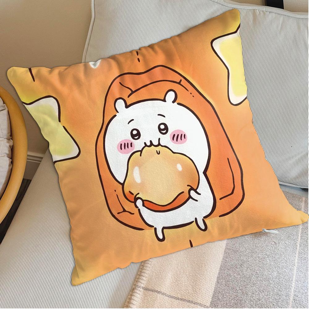 Kawaii C-Chiikawa Christmas Home Decoration Living Room Cushion Covers 45X45 Cushions Cover Personalized Gift Sleepingpillowcase