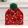 Knitting Hat With Led Lights Santa Claus Deer Christmas Tree