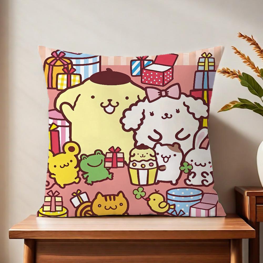 PPom CUTE PPom PPurin cushion cover For Pillow Printing Sofa Decoration Home Car Room Coffee Shop Office Nordic Simplicity