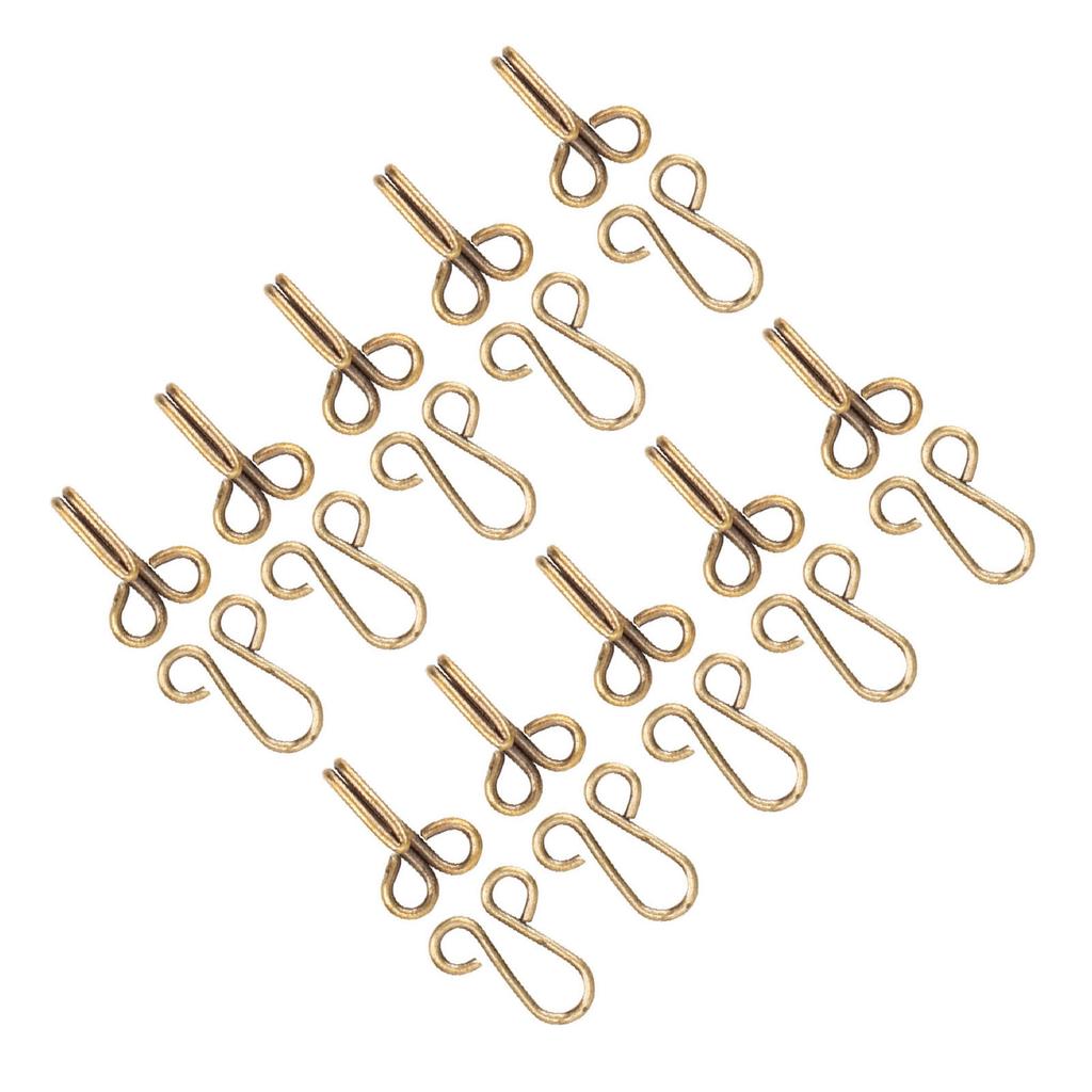 10 Pcs Fur Coat Hook Fasteners Sew for Over Coat Underwear