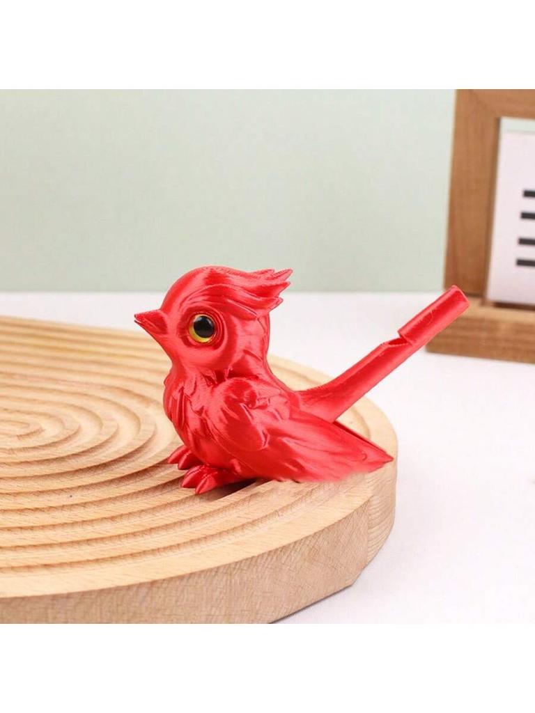 1PC multi-color 3D printed whistle with water injection simulation bird whistle, can blow out the sound of birds, party gift