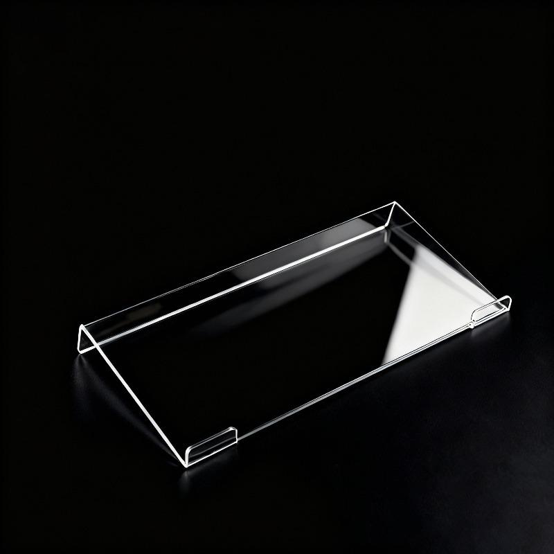 Acrylic Keyboard Stand, Compact Desktop Lifter for Keyboard & Mini PC, Durable Clear Keyboard Riser, Mixed Color Options for Hom