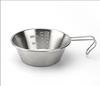 Outdoor Camping Bowls 304 Stainless Steel Snow Pull Bowl Folding Multifunctional Picnic Camping Tableware